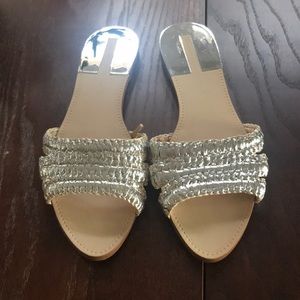 Zara silver sandals